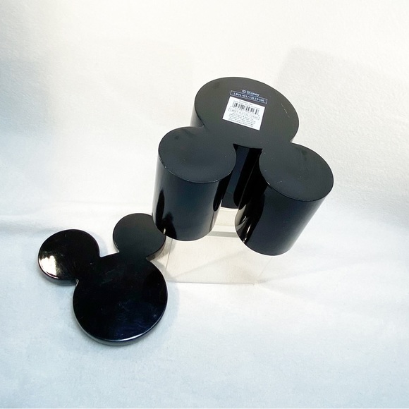 DISNEY Mickey Mouse Iconic Headshape Trinket Cotton Jar Bathroom Accessory - Picture 4 of 9
